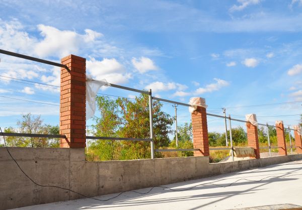 Brick Pillar Installation in Cherry Hill